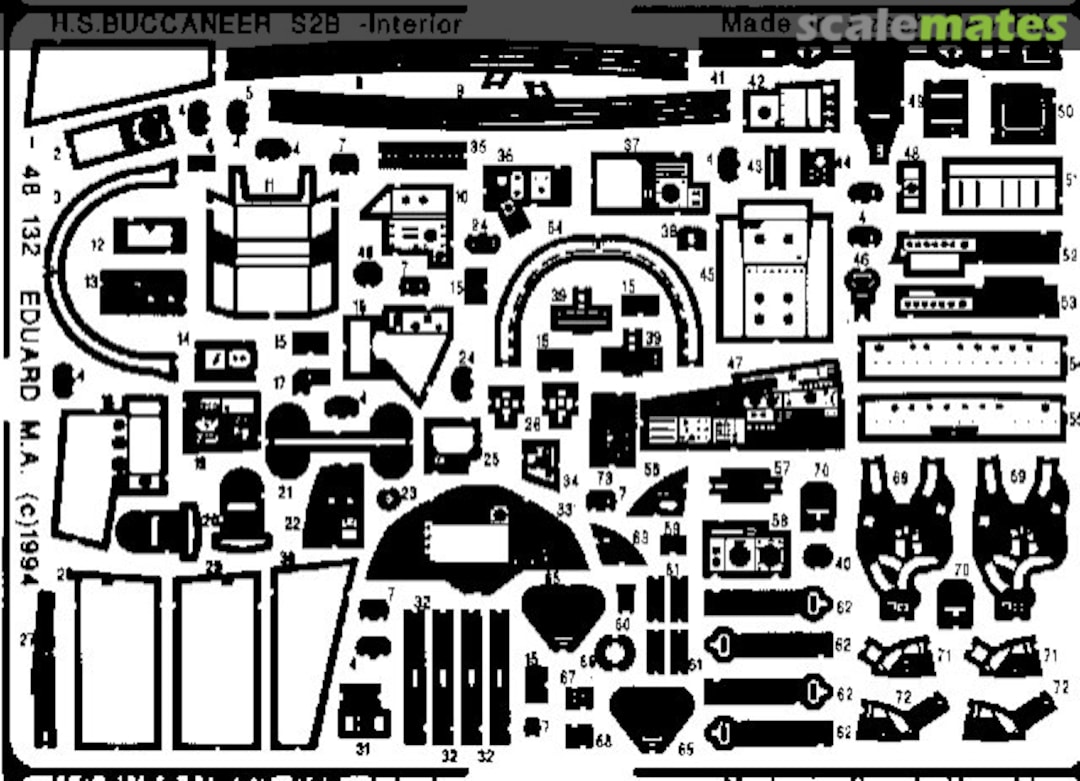 Boxart H.S. Buccaneer S2B - Interior 48132 Eduard