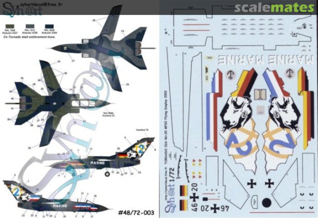 Boxart Panavia Tornado IDS 72-003 Syhart