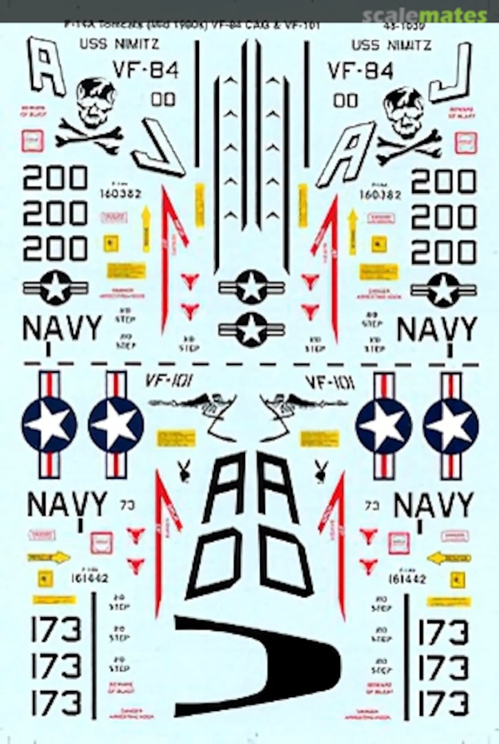 Boxart F-14A Tomcats 48-1039 Microscale