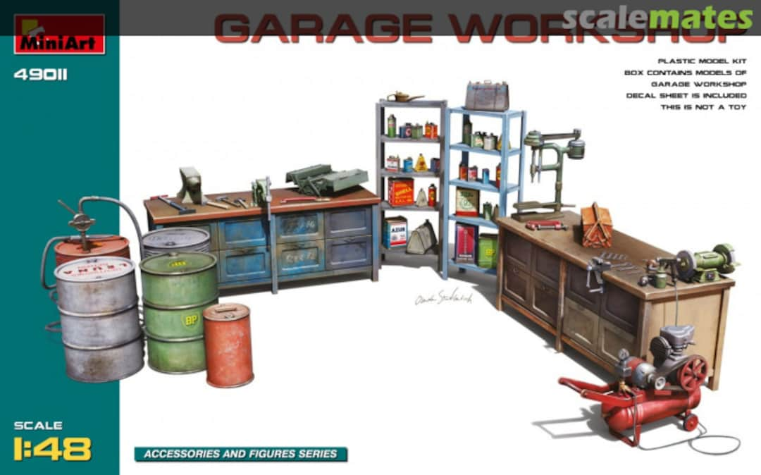 Boxart Garage Workshop 49011 MiniArt