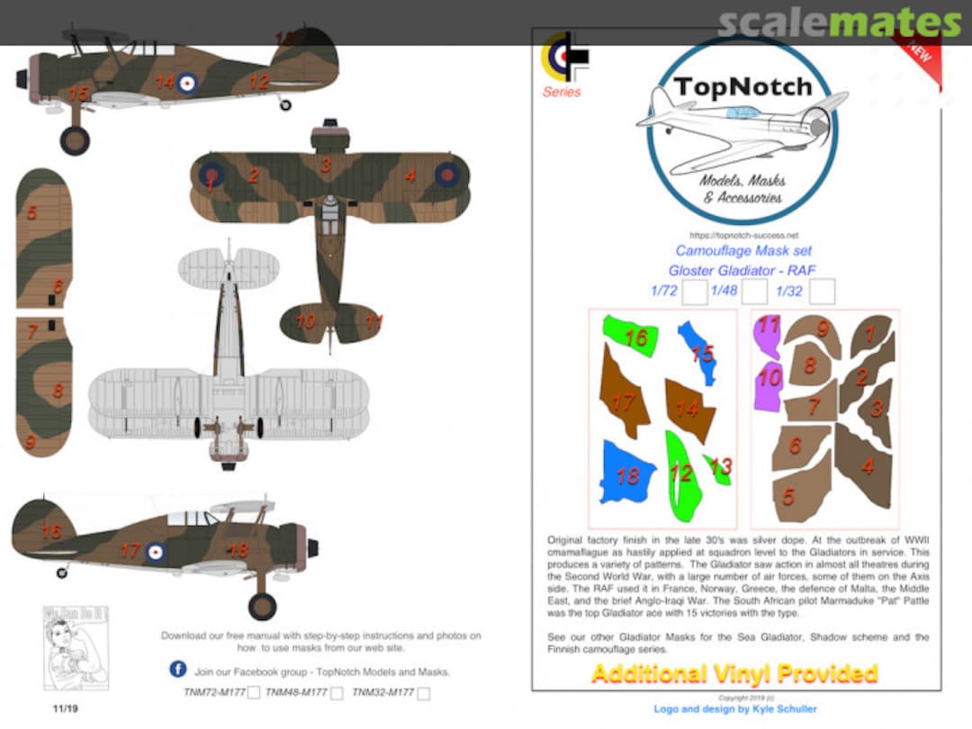 Boxart Gloster Gladiator - RAF TNM72-M177 TopNotch