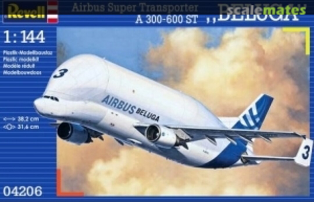 Boxart Airbus Super Transporter A300-600ST "Beluga" 04206 Revell