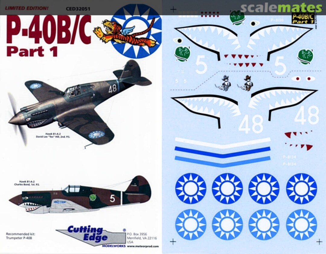 Boxart P-40B/C CED32051 Cutting Edge Modelworks