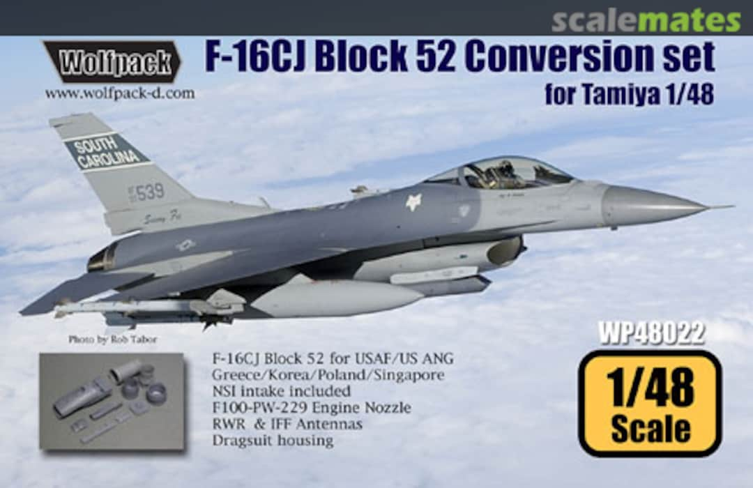 Boxart F-16CJ Block 52 Conversion Set WP48022 Wolfpack