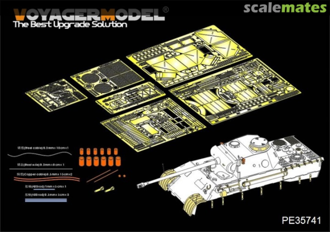 Boxart Panther Ausf. D - Basic Set (ICM 35361) PE35741 Voyager Model