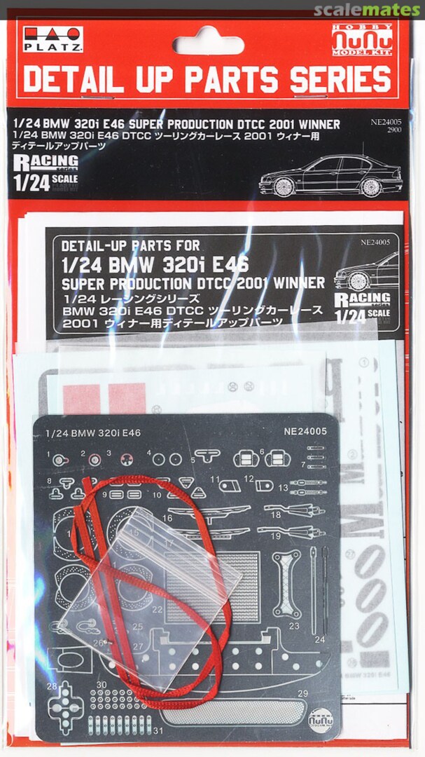 Boxart BMW 320i E46 Detail Up Parts NE24005 NuNu Model Kit 