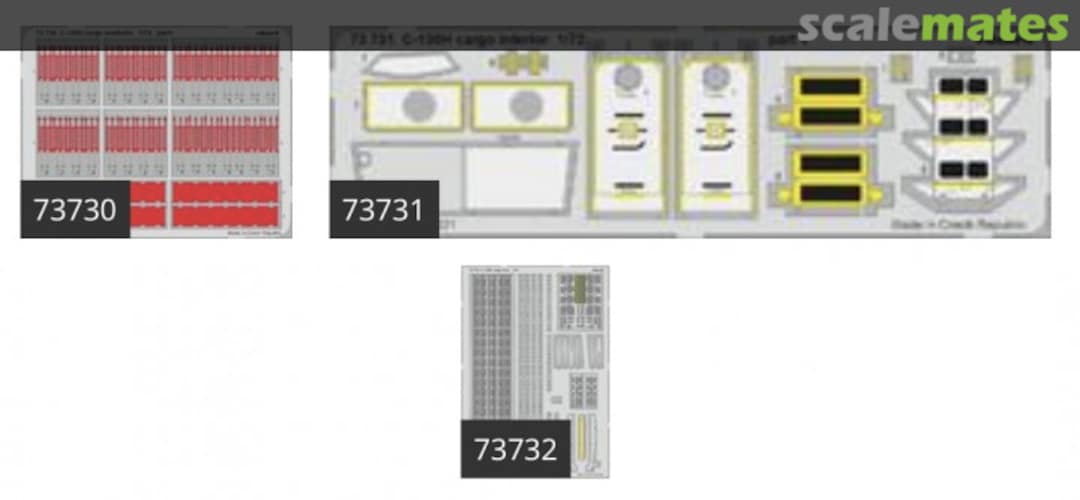 Contents C-130H detail set, part 2 BIG72165 Eduard