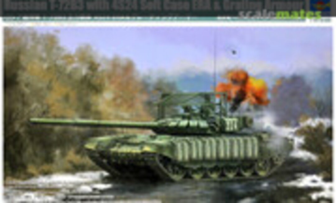 1:35 T-72B3 with 4S24 Soft Case ERA &amp; Grating Armour (Trumpeter 09610)