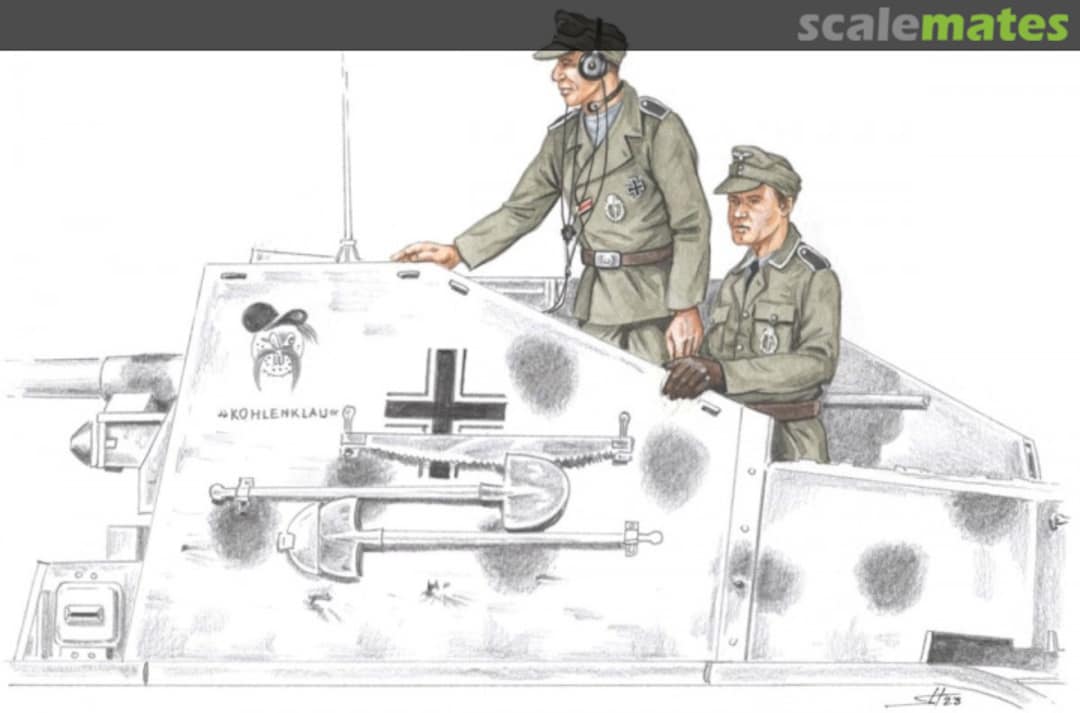 Boxart Marder Tank Destroyer Commander and Gunner F72400 CMK