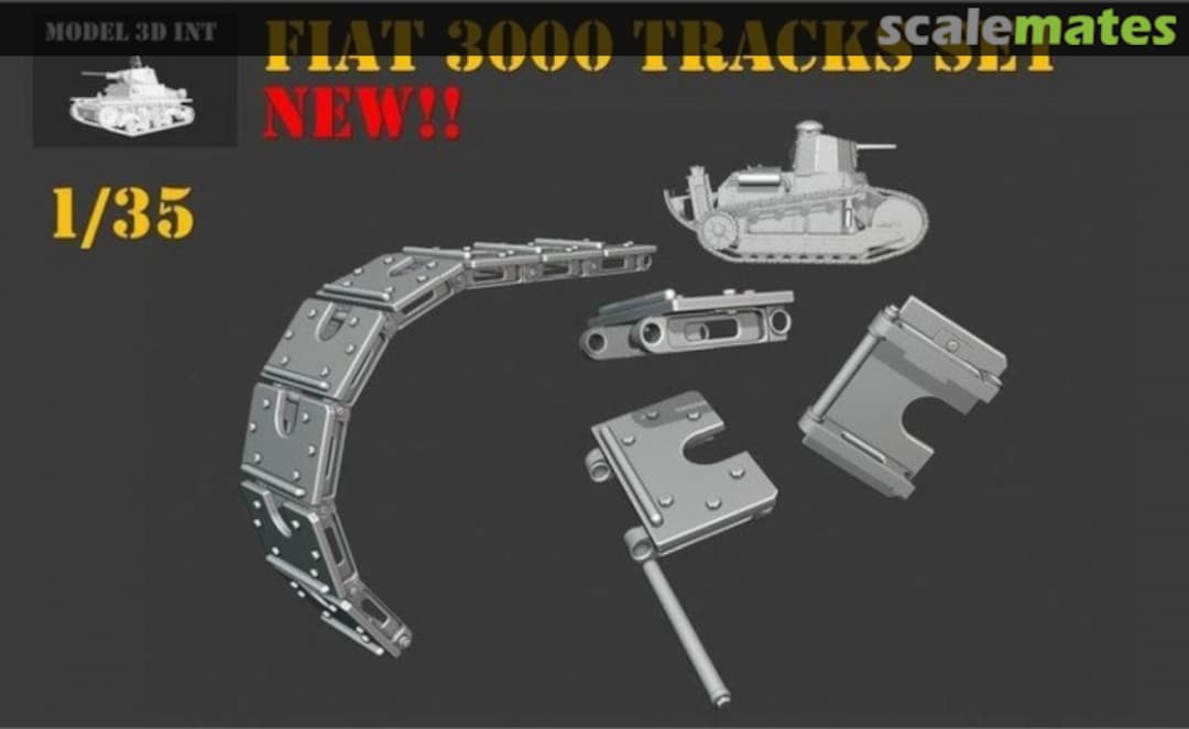 Boxart Fiat 3000 Track set IT-ACC3 MODEL 3D INT