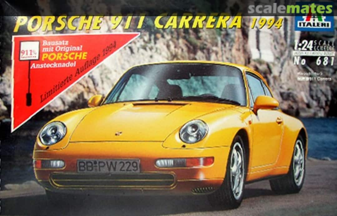 Boxart Porsche 911 Carrera 681 Italeri