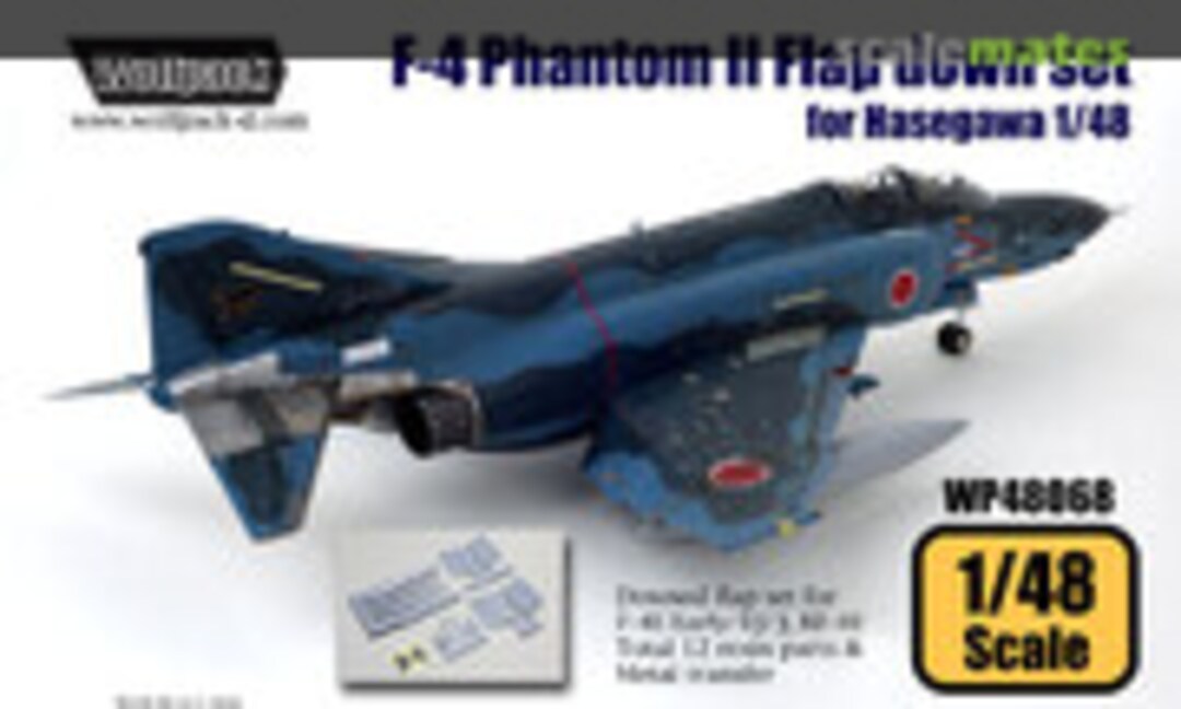 1:48 F-4 Phantom II Hard Wing Flap Down Set (Wolfpack WP48068)