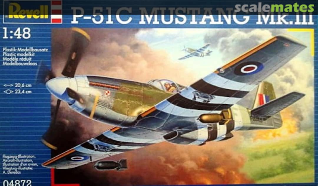 Boxart P-51C Mustang Mk.III 04872 Revell