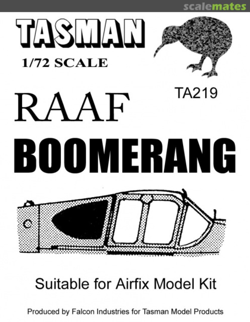 Boxart RAAF Boomerang TA219 Tasman Model Products