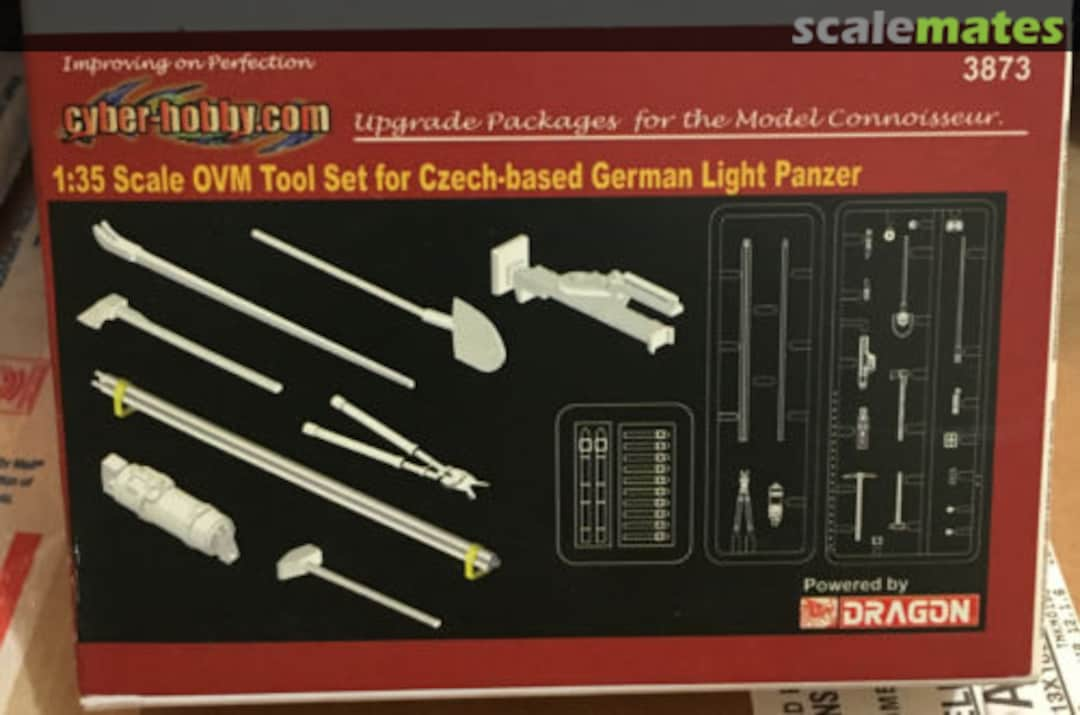 Boxart OVM Tool Set for Czech-based German Light 3873 Cyber Hobby