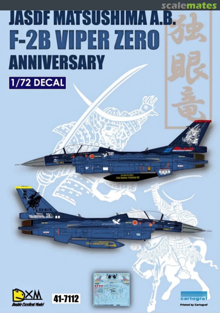 Boxart F-2B Viper Zero 41-7112 DXM Decals