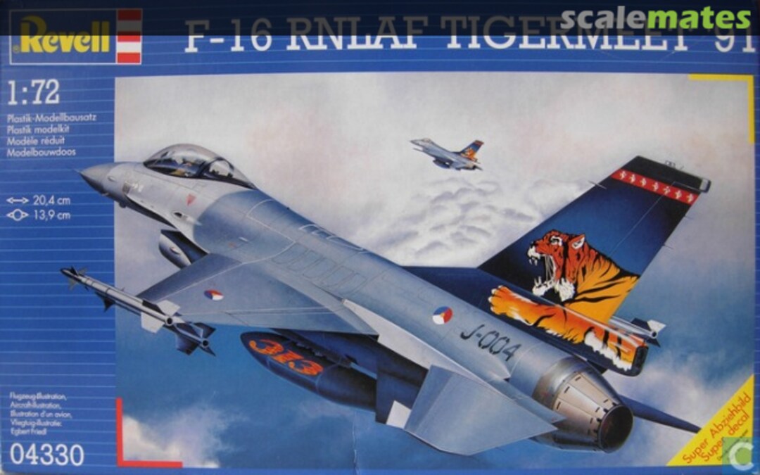 Boxart F-16 RNLAF Tigermeet '91 04330 Revell