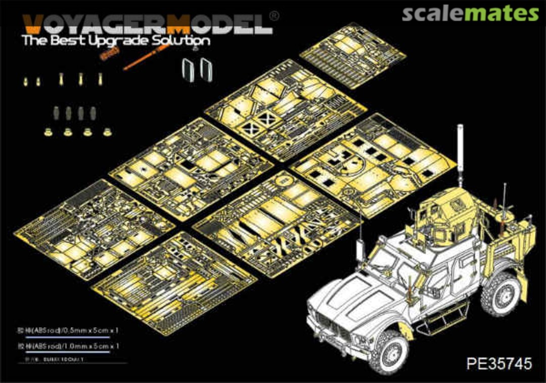 Boxart US M-ATV MRAP (Panda Hobby 35001) PE35745 Voyager Model