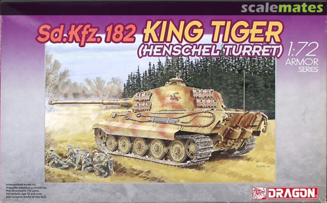 Boxart Sd.Kfz. 182 King Tiger 7246 Dragon