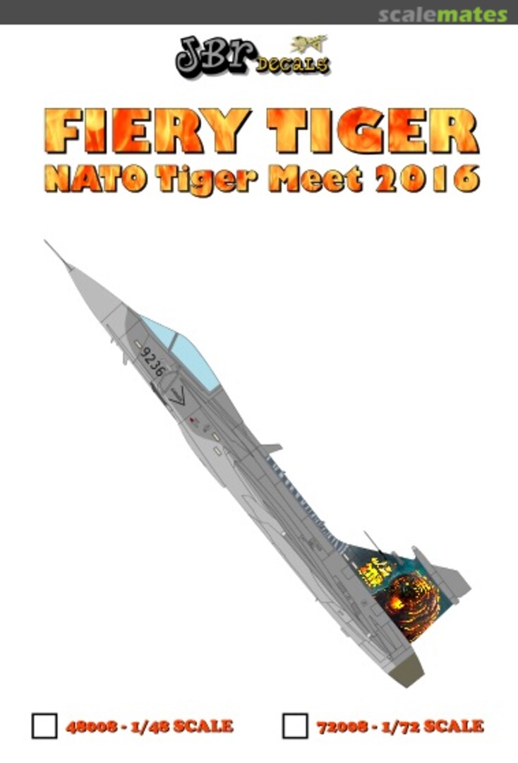 Boxart Fiery Tiger 72008 JBr Decals