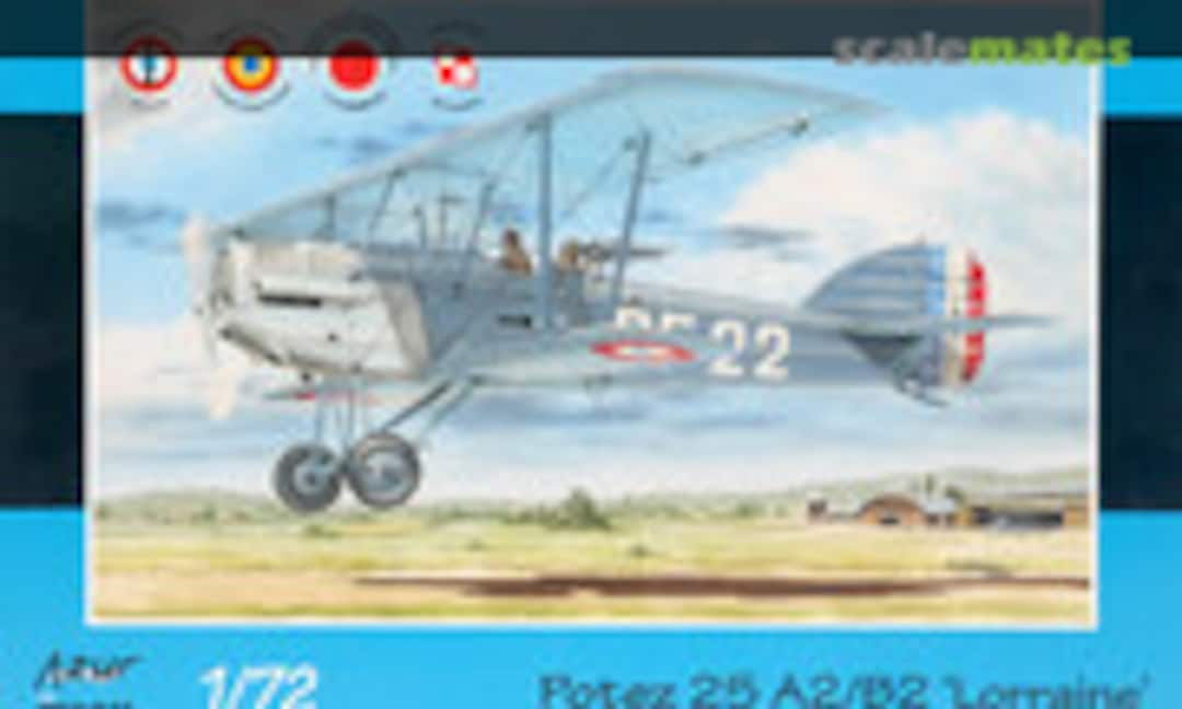 1:72 Potez 25 A2/B2 Lorraine (Azur-FRROM FR0037)