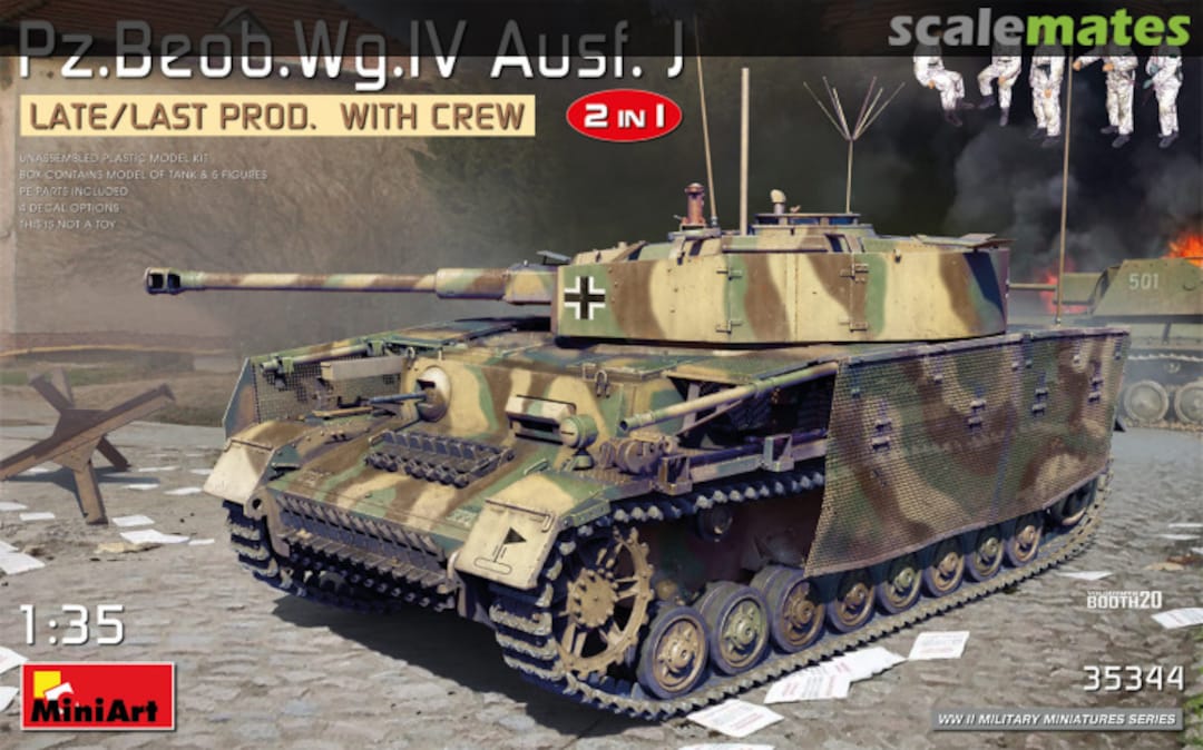 Boxart Pz/Beob.Wg.IV Ausf. J Late/Last Prod. 35344 MiniArt