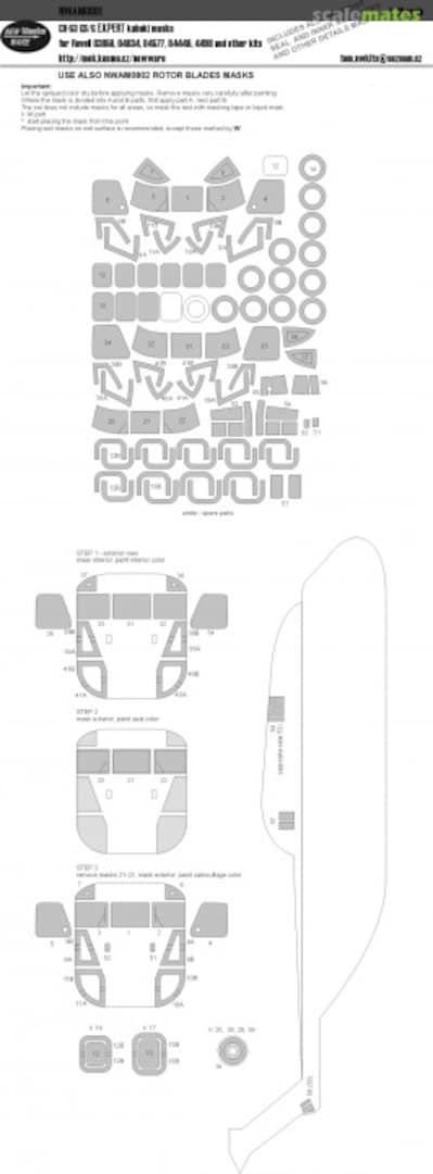 Boxart CH-53GS/G EXPERT kabuki masks NWAM0801 New Ware