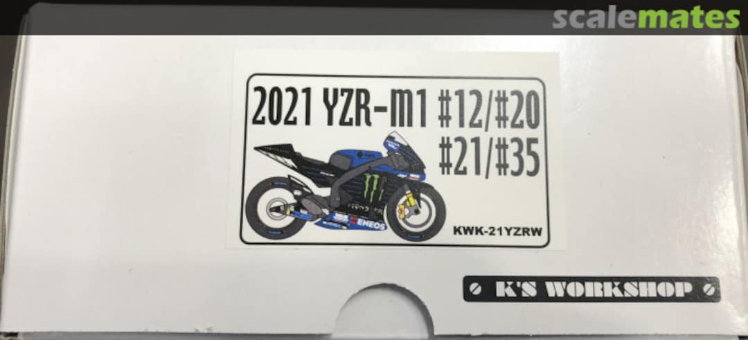 Boxart Yamaha YZR-M1 2021 Moto GP KWK-21YZRW K'S Workshop