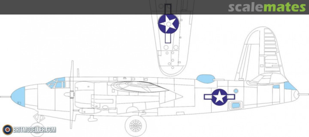 Boxart B-26B Marauder National Insignia ICM EX1046 Eduard