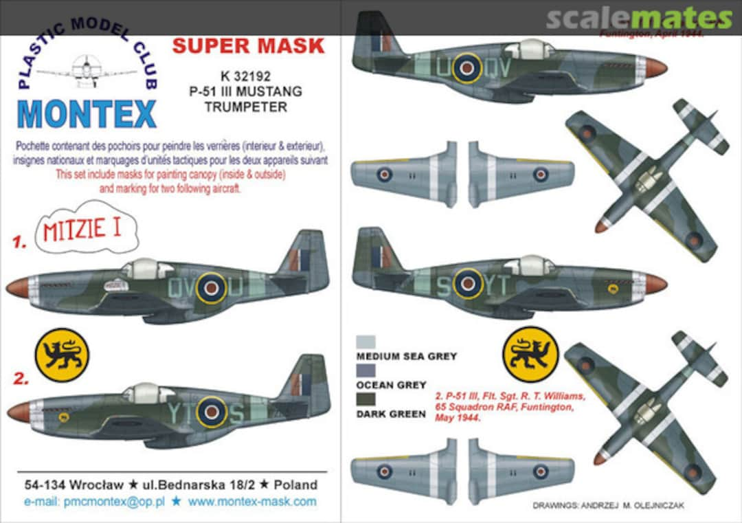 Boxart P-51 III Mustang K32192 Montex