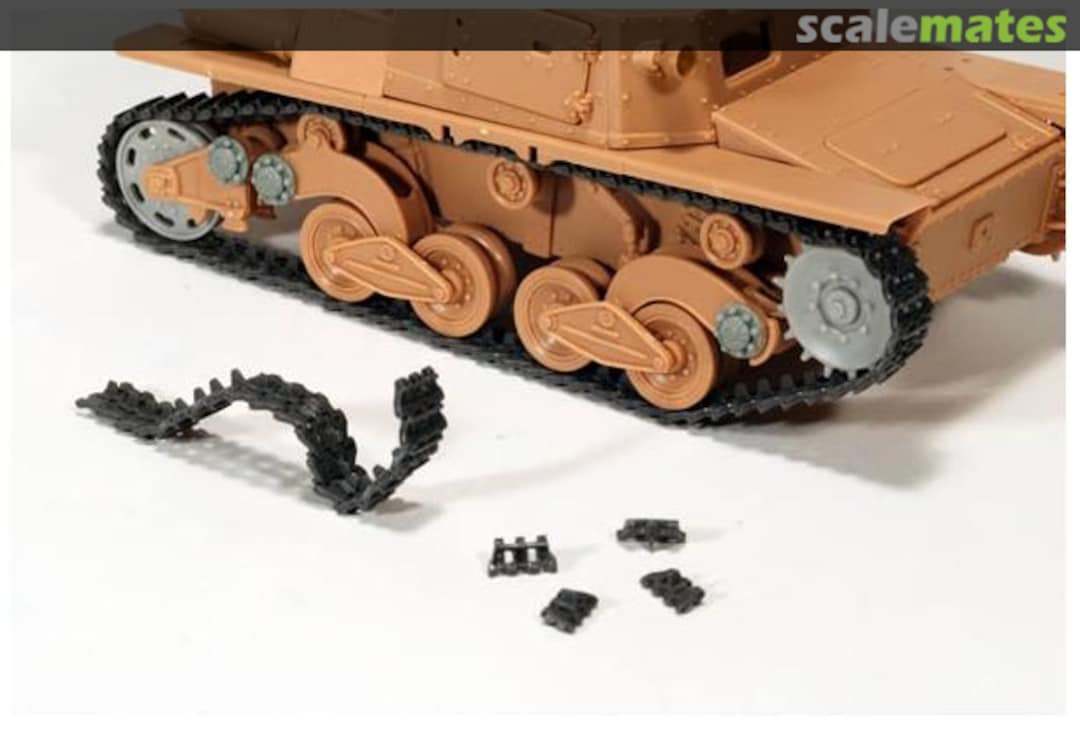 Boxart Tracks for "L6/40" Tank Chassis 4082 Model Victoria