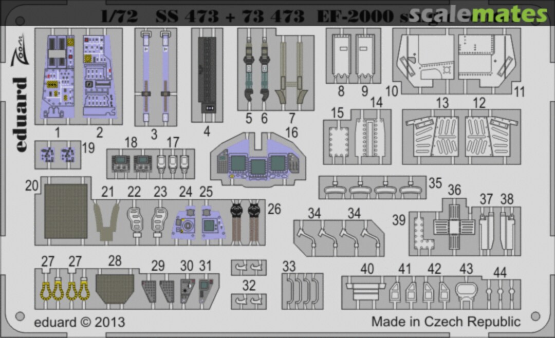 Boxart EF-2000 single seater SS473 Eduard