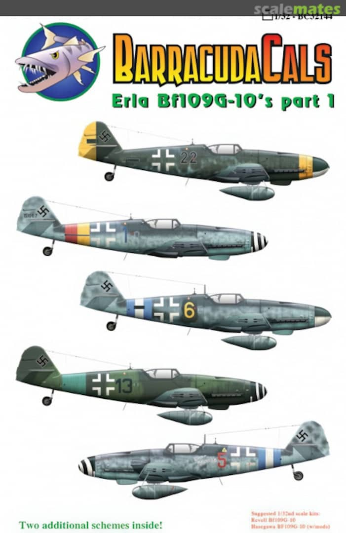 Boxart Erla Bf 109G-10 Part 1 BC32144 Barracuda Studios