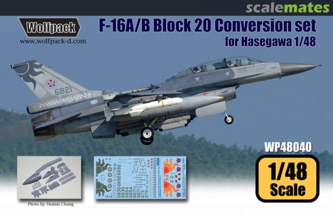 Boxart F-16A/B Block 20 Conversion Set WP48040 Wolfpack