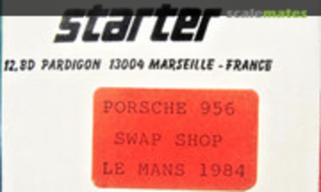 1:43 Porsche 956 &quot;Swap Shop&quot; (Starter none)