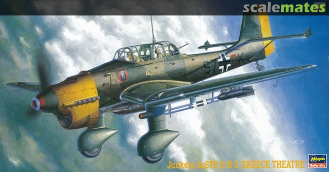 Boxart Junkers Ju 87B-2R-2 `Greece Theatre´ 09253 Hasegawa