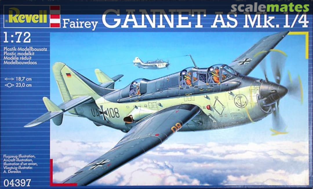 Boxart Fairey Gannet AS Mk.1/4 04397 Revell