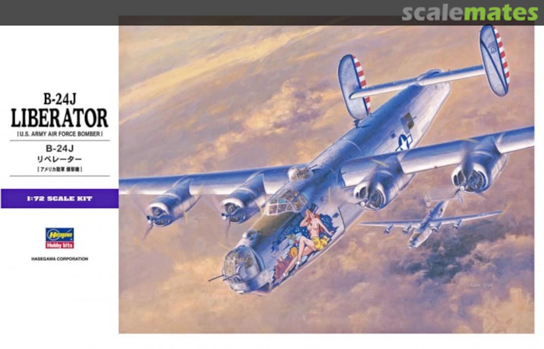 Boxart B-24J Liberator 00559 Hasegawa