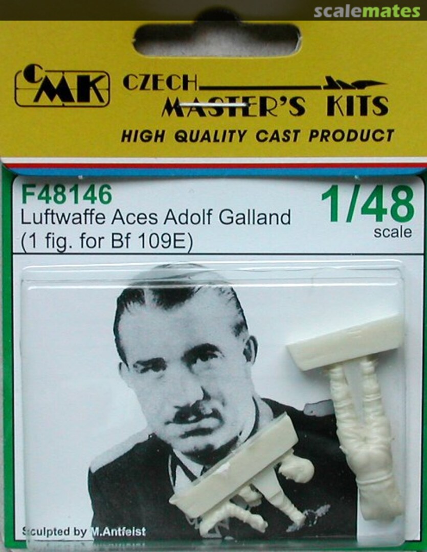 Boxart Luftwaffe Aces Adolf Galland (1 fig. for Bf 109E) F48146 CMK