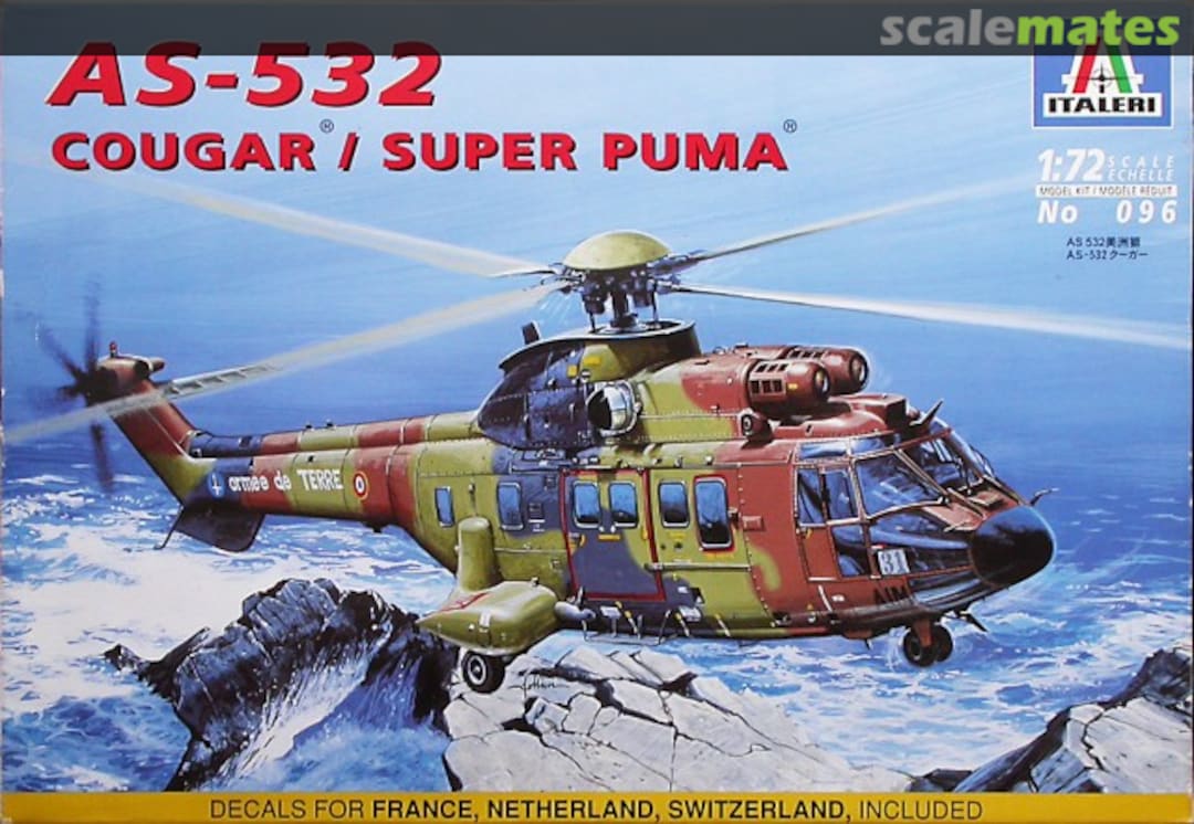 Boxart AS-532 Cougar / Super Puma 096 Italeri