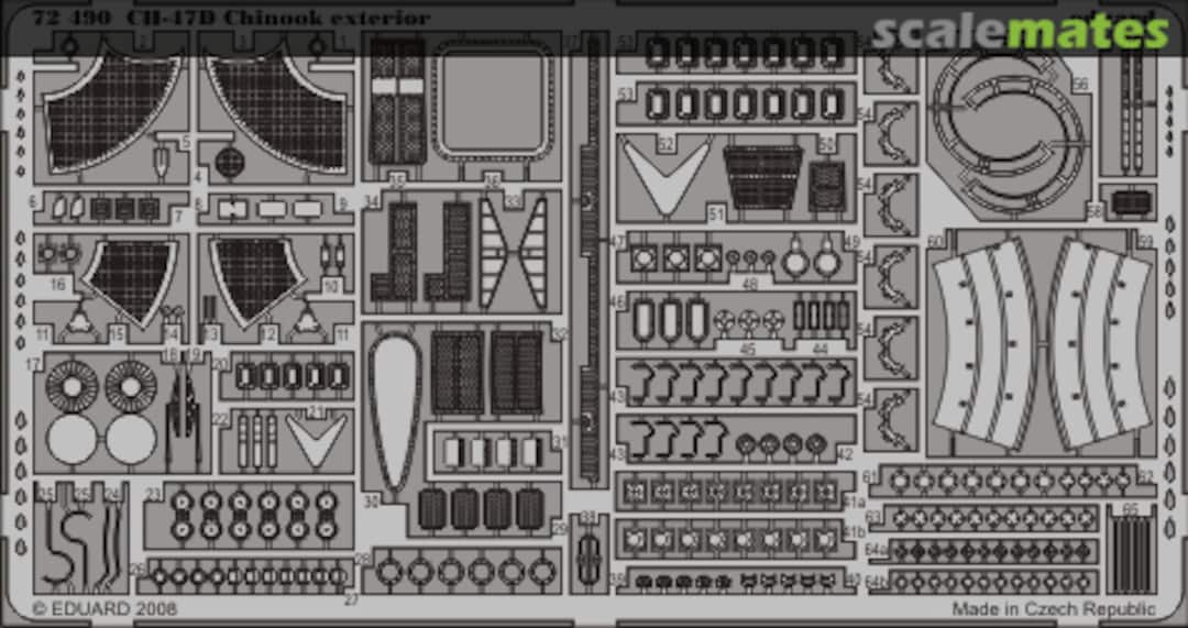 Boxart CH-47D exterior 72490 Eduard
