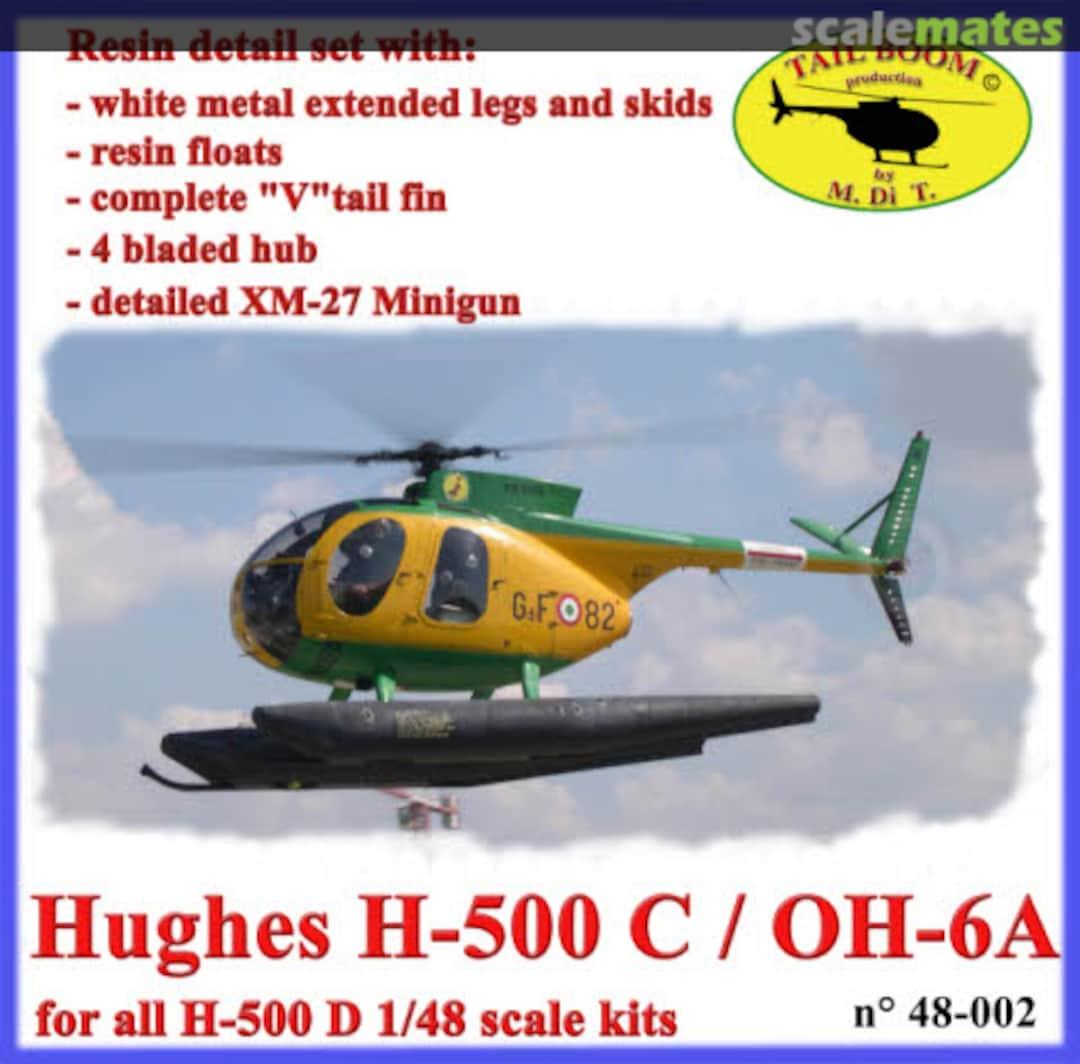 Boxart Hughes H-500C / OH-6A 48-002 Tail Boom