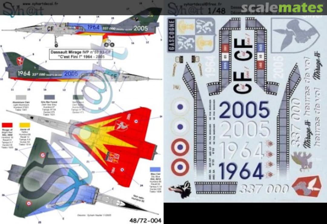 Boxart Dassault Mirage IVP 72-004 Syhart