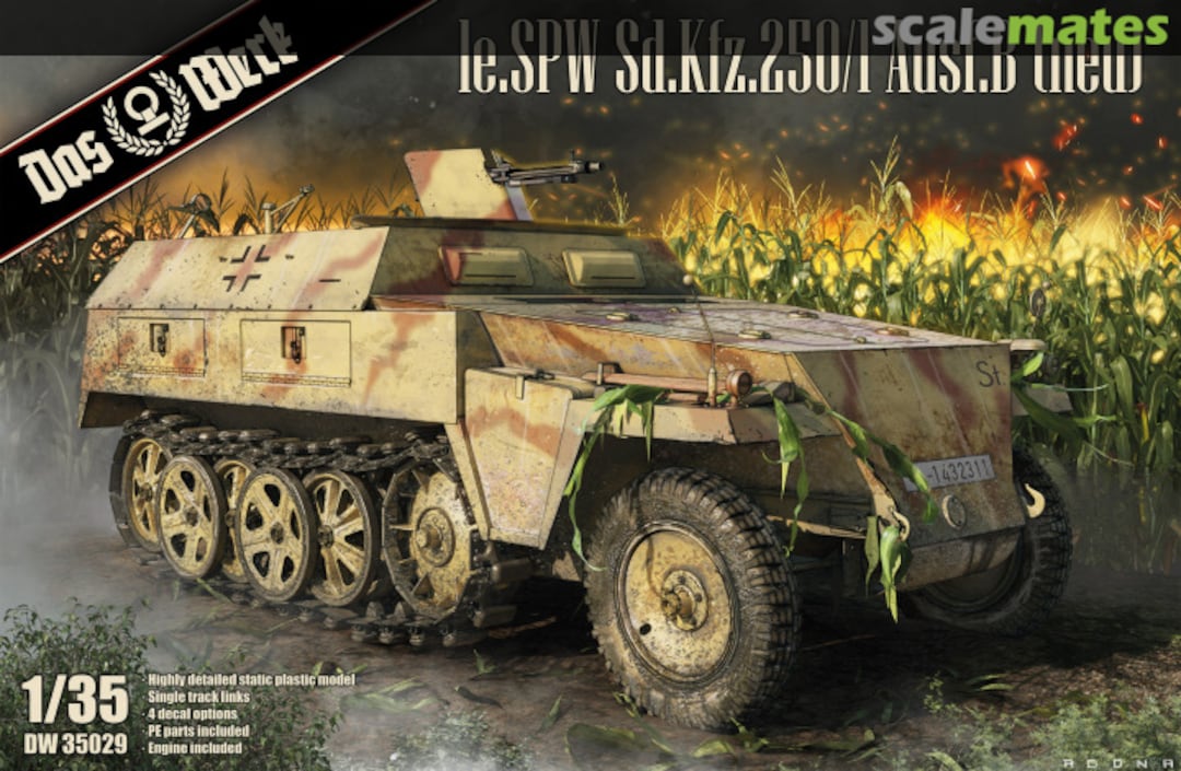 Boxart le. SPW Sd.Kfz. 250/1 Ausf. B DW35029 Das Werk