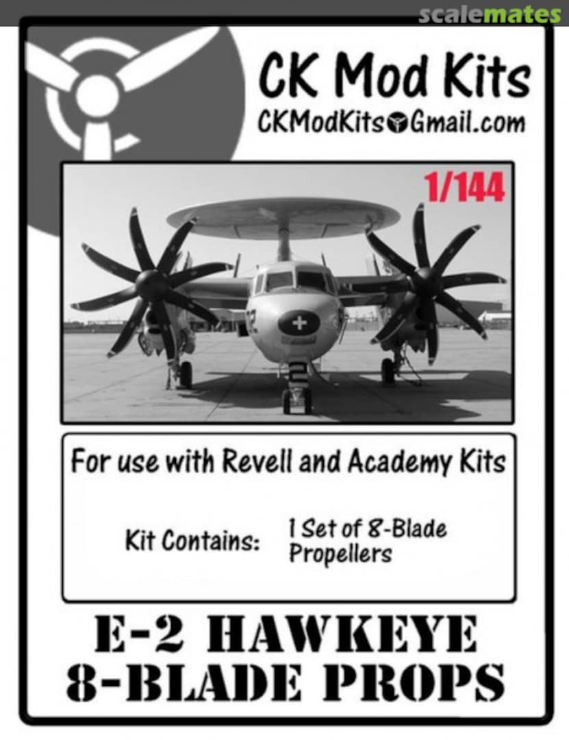 Boxart E-2 Hawkeye 8-Blade Props CK2101 CK Mod Kits