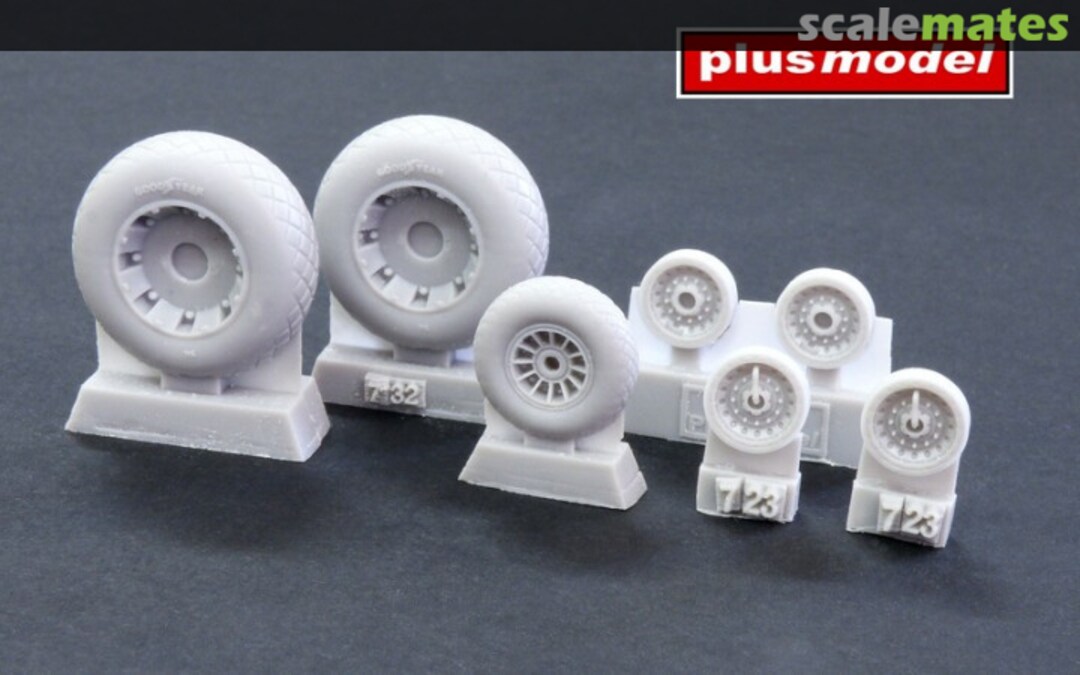 Boxart PB4Y-2 Privateer wheels AL7070 PlusModel