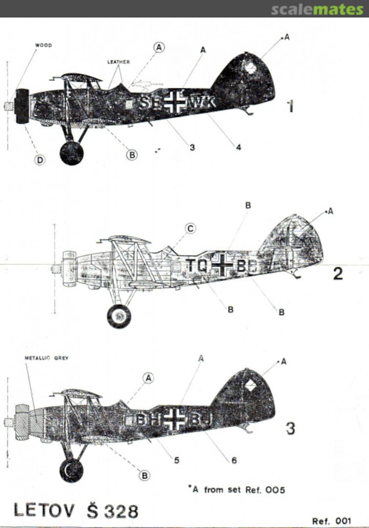 Boxart Letov S.328 001 Kovozávody Prostějov