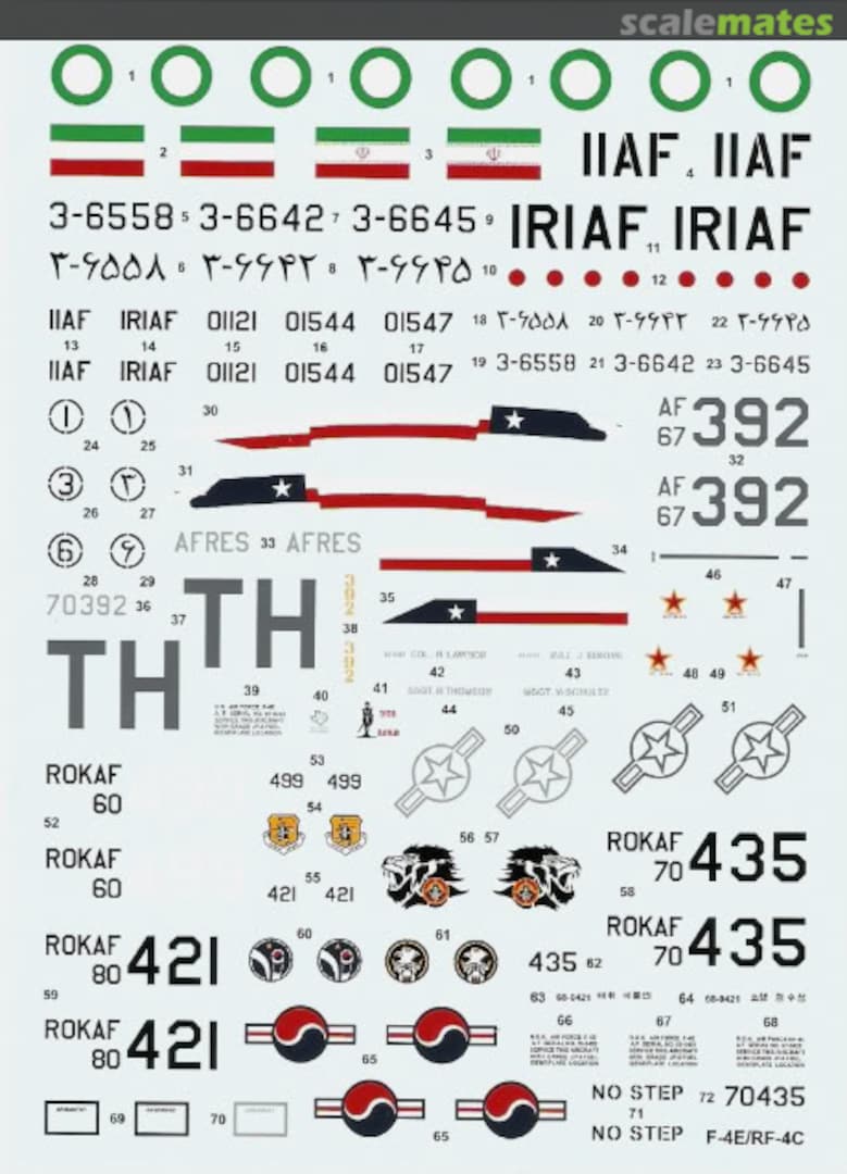 Boxart F-4E / RF-4C Phantom II 72-057 Hi-Decal Line