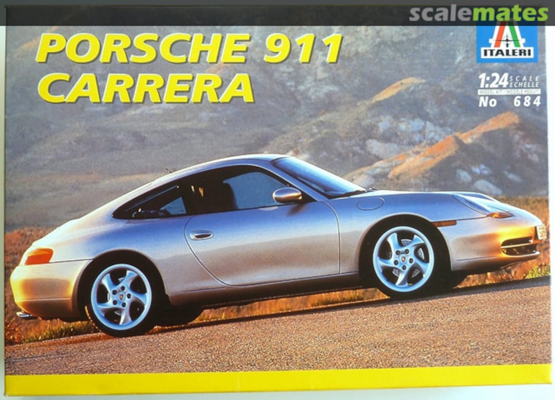 Boxart Porsche 911 Carrera 684 Italeri