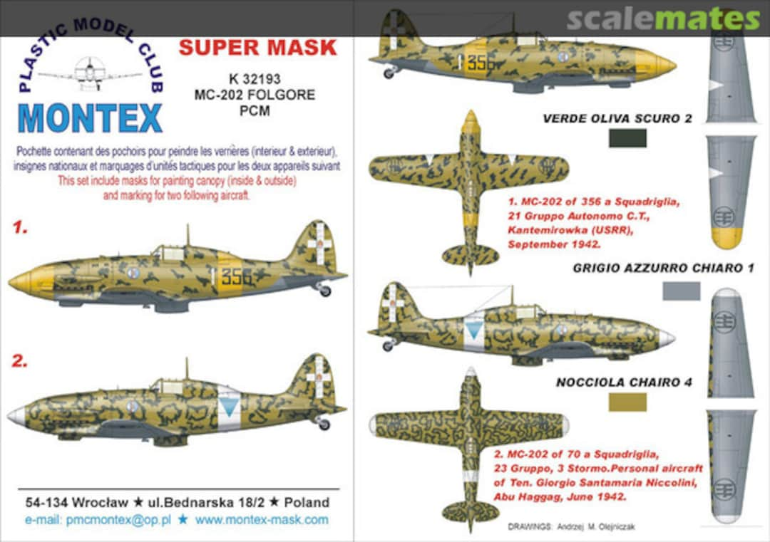 Boxart Macchi C.202 Folgore K32193 Montex